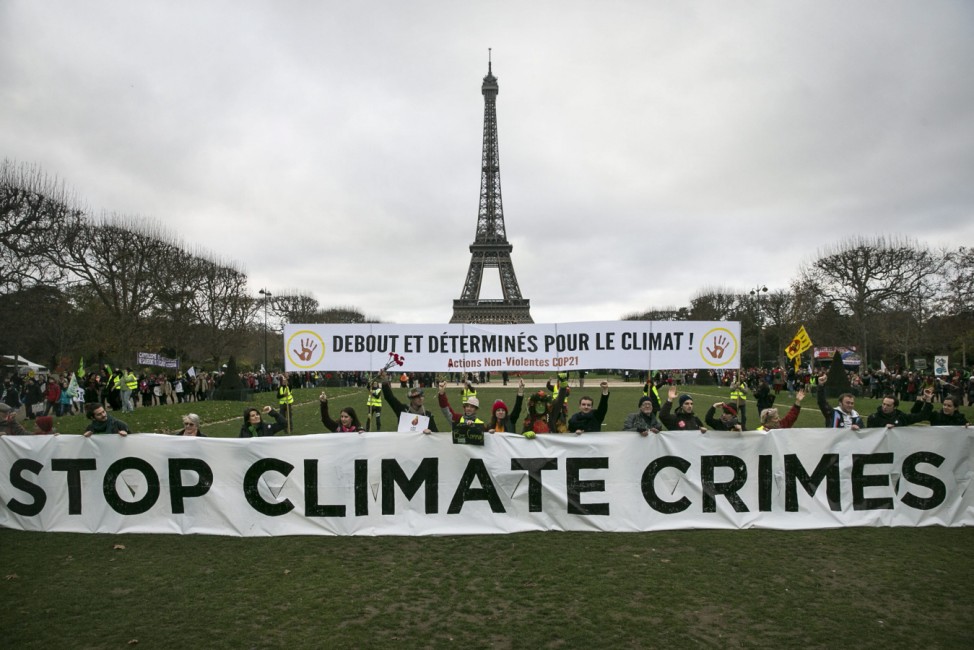 COP21 demonstration in Paris