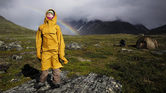 Fotografie: Mehr als 200 Kilometer lief Silija mit ihrer Familie durch Schwedisch-Lappland. Heute ist die Tochter des Fotografen zwölf Jahre alt.