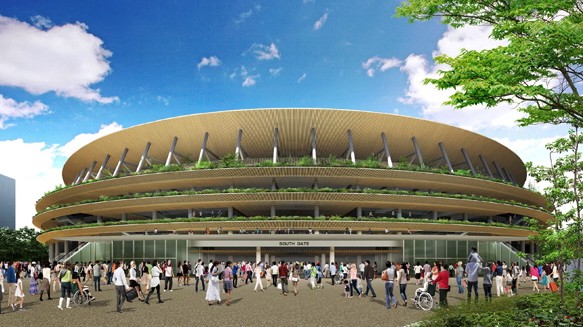 Design Stadion Olympische Spiele Japan 2020