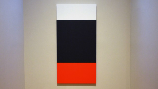 Nachruf: Ellsworth Kelly setzte sich ab vom Action Painting: ein Bild wie "White Black Red" (2004) sortiert die Farben sauber.