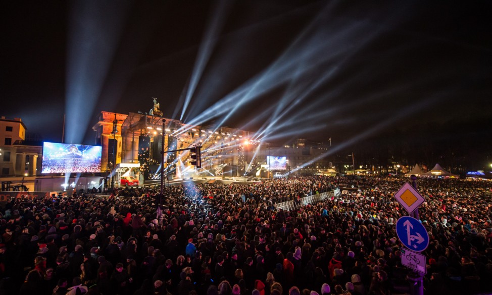 Deutschlands größte Silvesterparty am Brandenburger Tor