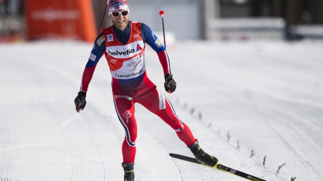 Skilanglauf: Führender Mann: An Vorjahressieger Martin Johnsrud Sundby führt derzeit kein Weg vorbei.