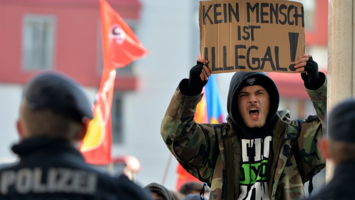 Demonstrationen nach Übergriffen in Köln