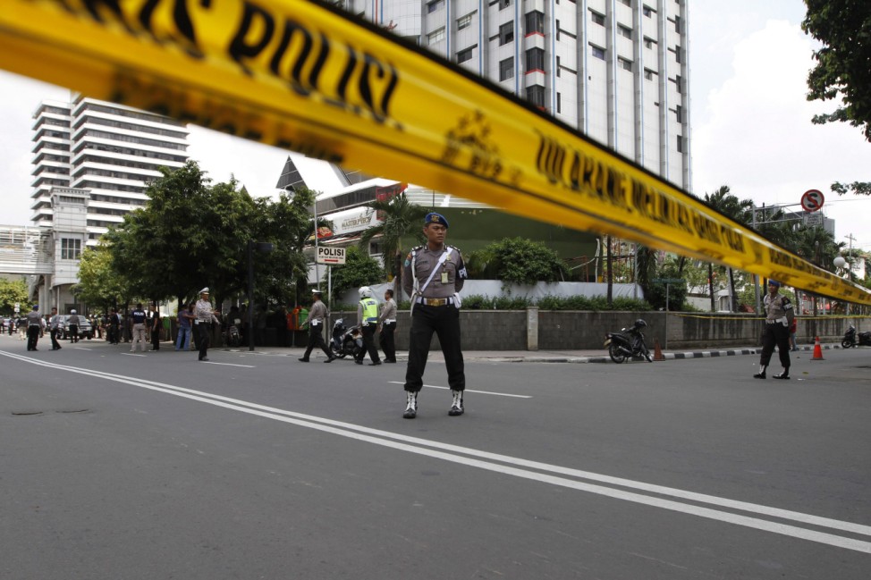 At least three dead in Jakarta attack