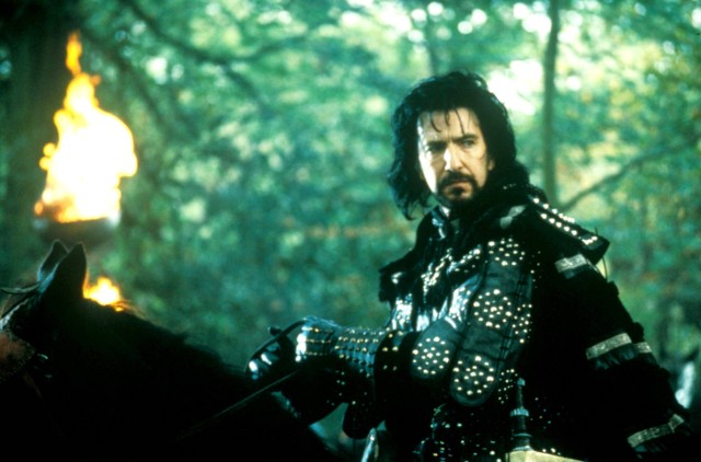 1991 Robin Hood Prince Of Thieves Movie Set PICTURED ALAN RICKMAN as Sheriff of Nottingham RE; rickman