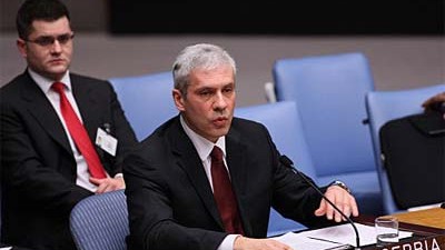 Zukunft des Kosovo: Der serbische Präsident Boris Tadic am 16. Januar vor dem UN-Sicherheitsrat