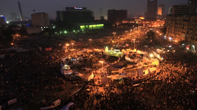 Protest in Tahrir square