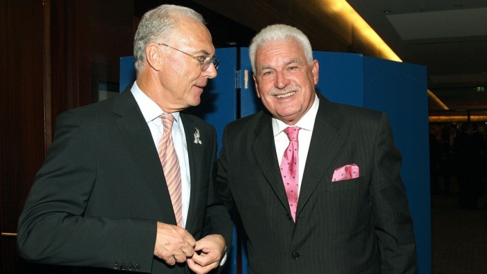 Fedor Radmann und Franz Beckenbauer