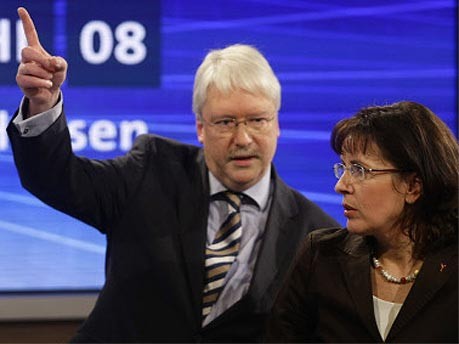 Jörg-Uwe Hahn und Andrea Ypsilanti; Reuters