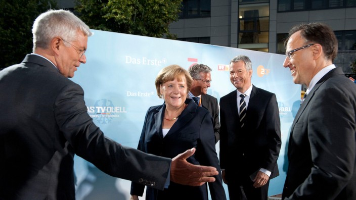 TV-Duell zur Bundestagswahl 2013