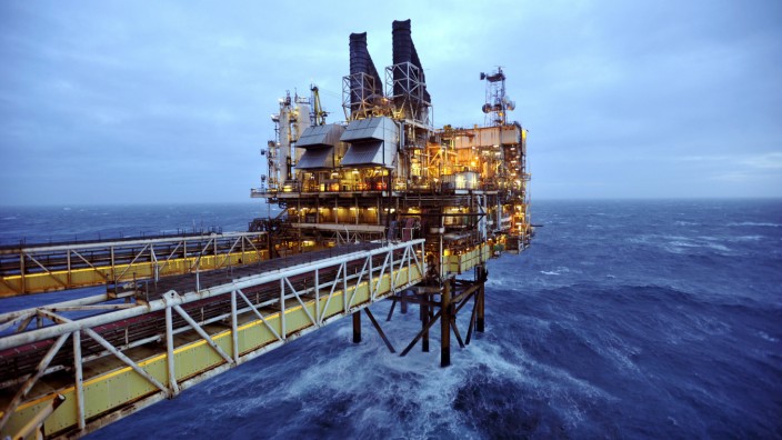 File photo of a section of the BP Eastern Trough Area Project oil platform in the North Sea, around 100 miles east of Aberdeen