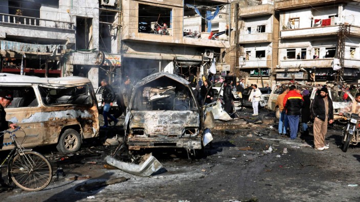 Suicide bomb attack in Homs, Syria