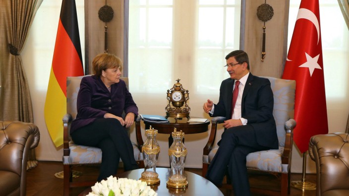 German Chancellor Angela Merkel visits Turkey
