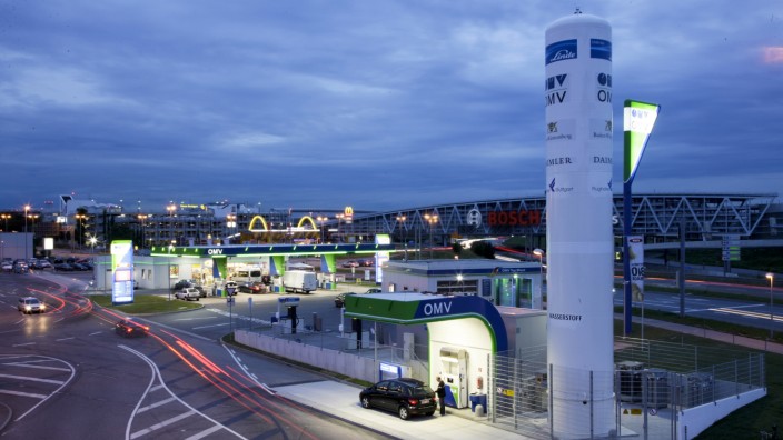Flughafen/Oberding: So sieht die Wasserstofftankanlage am Flughafen Stuttgart aus.
