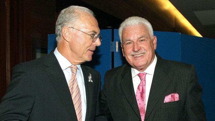 Franz Beckenbauer und Fedor Radmann