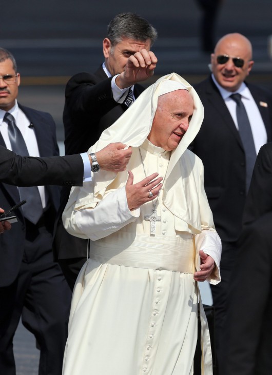 Pope Francis arrive to Cuba to meet with the Russian Orthodox Pat