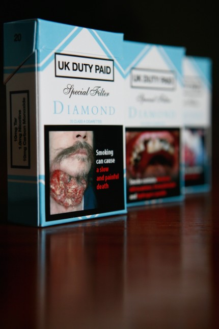 Graphic Images On Cigarette Packets Will Illustrate The Effects Of Smoking