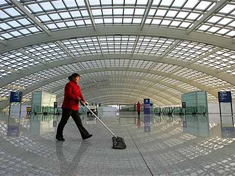 Der neue Flughafen in Peking, AP