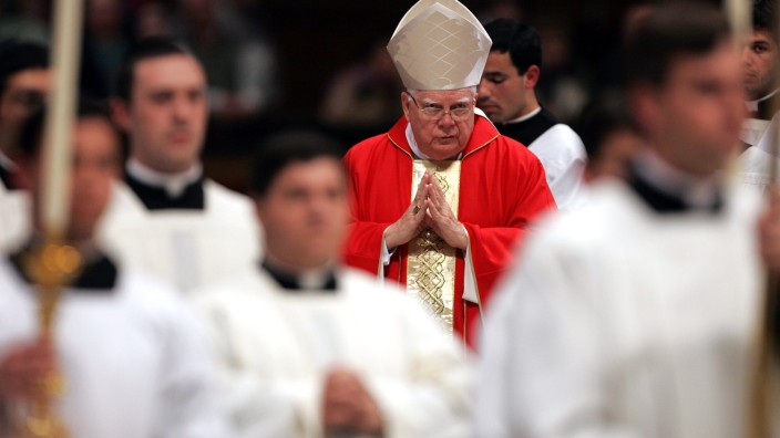 U.S. Cardinal Law Holds Mass in Vatican