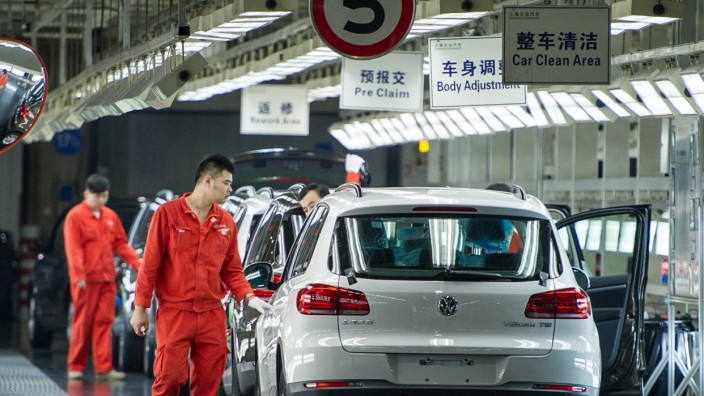 Volkswagen-Werk in Shanghai