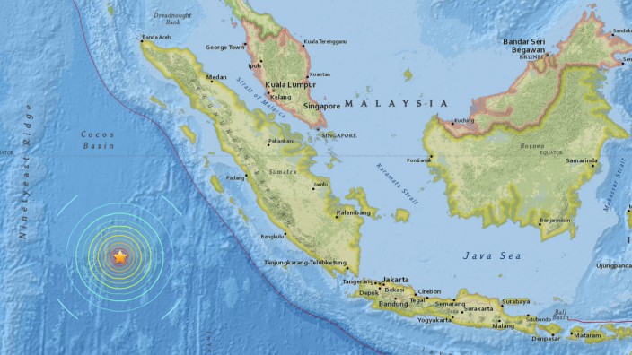 Magnitude 7.9 Earthquake Southwest of Sumatra
