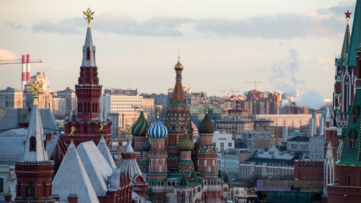 Tiergartenmord: Blick auf den Kreml in Moskau. Frostiger können die Beziehungen zu Russland gerade kaum sein.