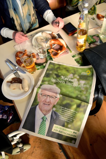 Greens Party Campaigns In Baden-Wuerttemberg