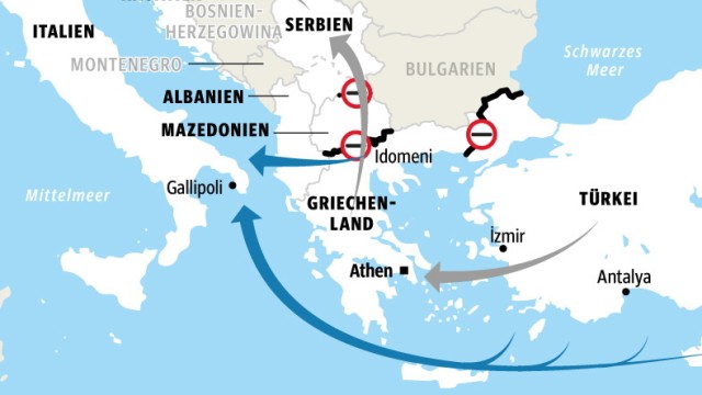 Balkanrouten Alternativen