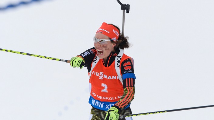 Wintersport: Laura Dahlmeier: Im Endspurt noch zu Silber gekommen