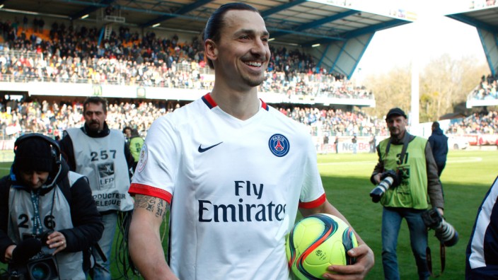 Fußball: Als Paris am Wochenende Meister wurde, schoss Zlatan Ibrahimovic mal eben vier (!) Tore in einer Halbzeit.