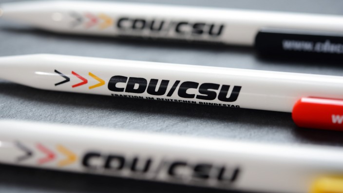 Kugelschreiber mit Logo der CDU CSU