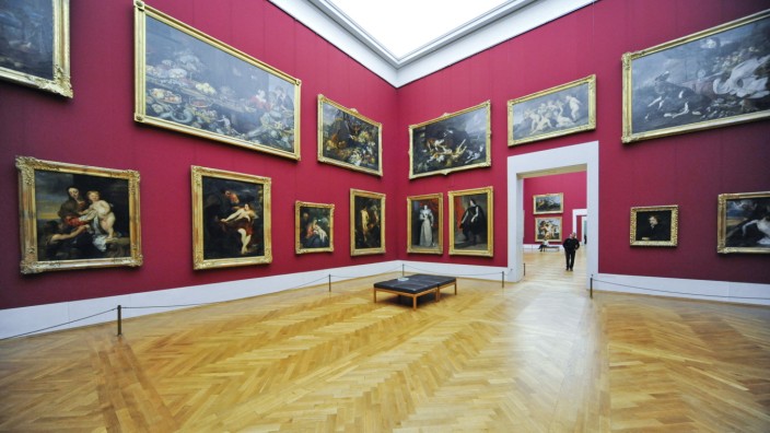 Kunst: Fast 225 000 Besucher kamen im vergangenen Jahr in die Alte Pinakothek - und trotzdem ist in den Ausstellungsräumen oft noch viel Platz.