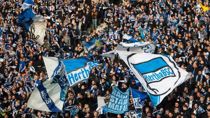 Crowdlending: Hertha-Fans unterstützen ihren Verein nicht nur im Stadion.