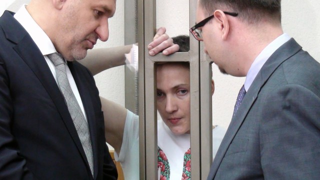 Ukraine: Nadja Sawtschenko, 34, ist seit März in ihrer russischen Haft im Hungerstreik.