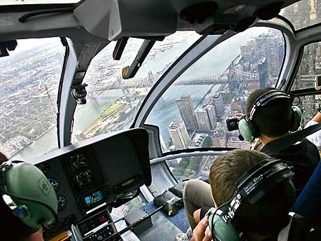 Hubschrauber in New York