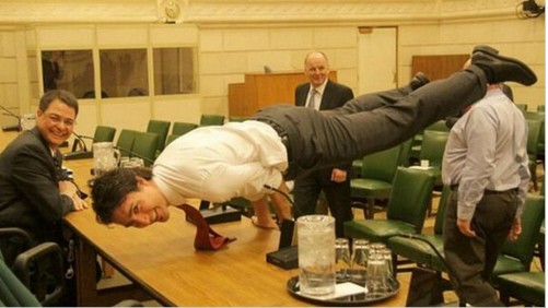 Justin Trudeau Yoga