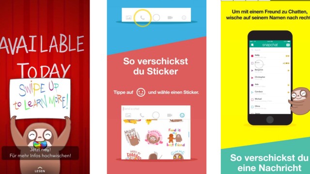 Snapchat Discover Channel zu Chat-Update