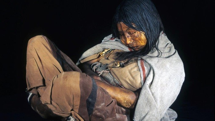 Südamerika: Mumie einer Inka-Frau. Ihre DNA wurde jetzt untersucht.