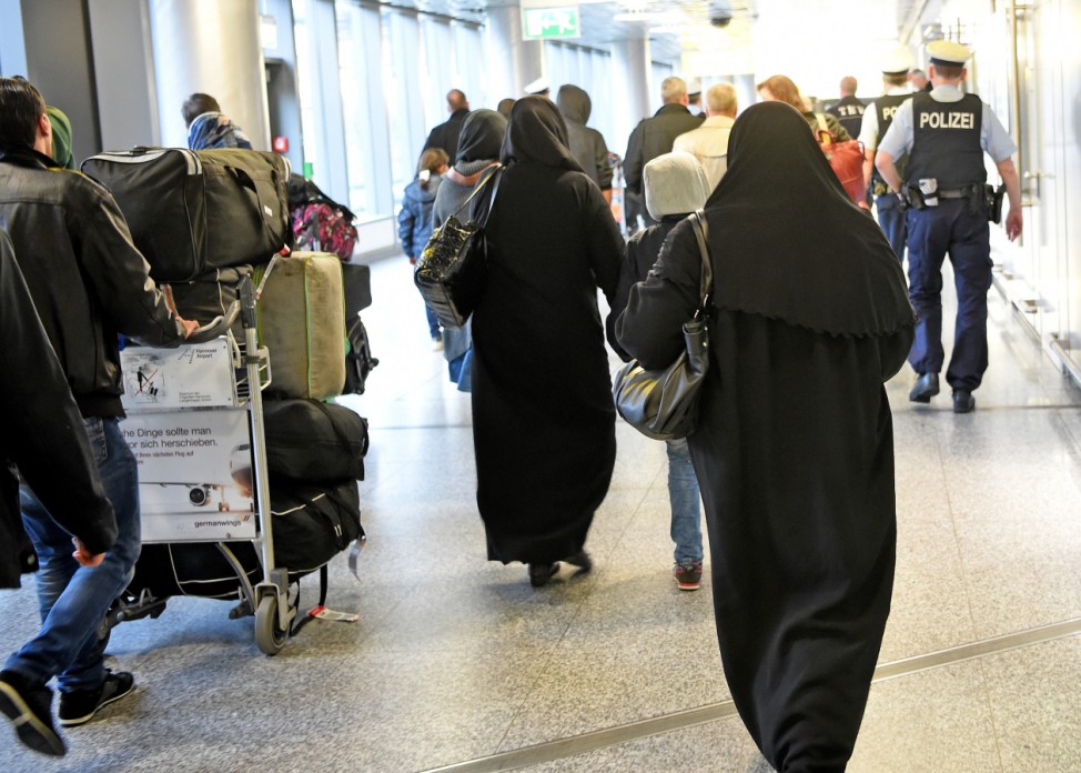 Syrer in Deutschland gelandet