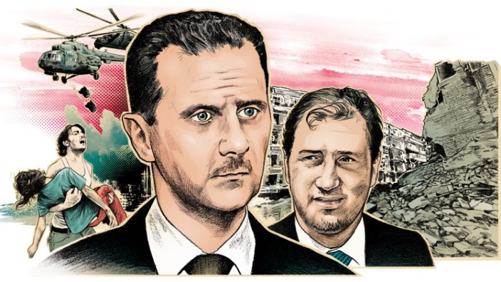 Der Diktator und sein Cousin: Baschar al-Assad konnte sich auf die Hilfe von Rami Makhlouf verlassen.