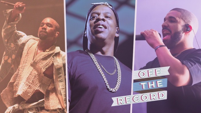 Neue Drake-Single: Die drei Granden des Rap: Kanye West, Jay-Z, Drake (v.l.n.r.).