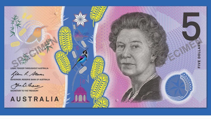 New Australian 5 dollar banknote