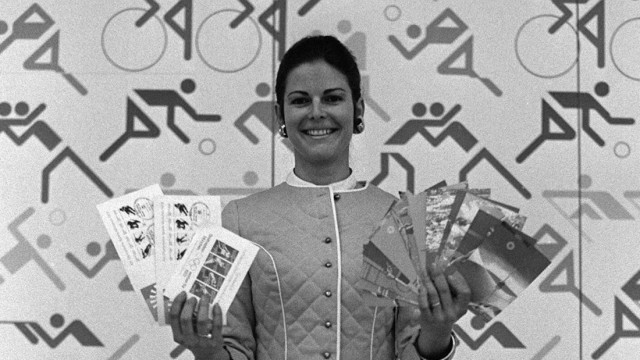 Königin Silvia in München: Frühe Jahre einer Königin: Bei Olympia 1972 hieß die spätere Königin von Schweden noch Silvia Sommerlath.