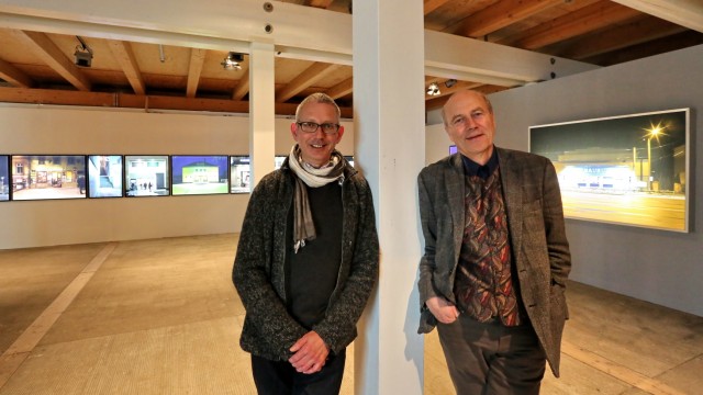 Jahresthema im europäischen Künstlerhaus: Richard Thieler (links) und Vollrad Kutscher präsentieren sich im Freisinger Schafhof mit einer Doppelausstellung.