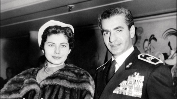 Soraya und Ahmed Reza Pahlevi, 1953