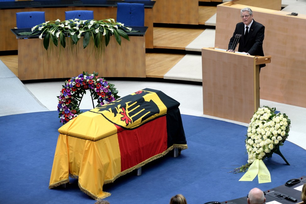 Memorial Ceremony For Hans-Dietrich Genscher