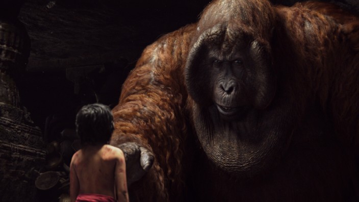 "Dschungelbuch" im Kino: Affe Louie hat in "The Jungle Book" King-Kong-Ausmaße angenommen.