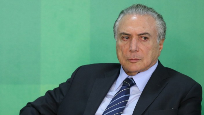 File photo of Brazil's Vice President Michel Temer is pictured at the Planalto Palace in Brasilia