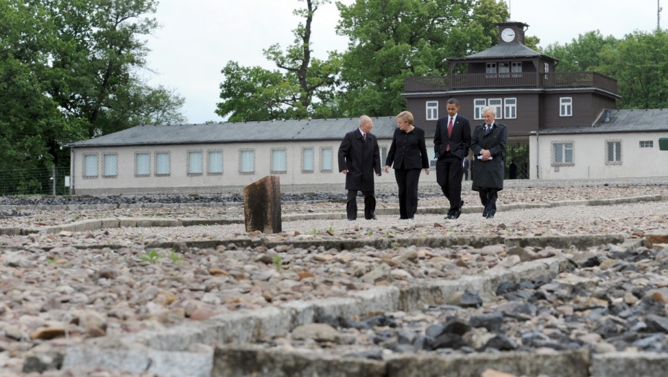 Obama in Buchenwald