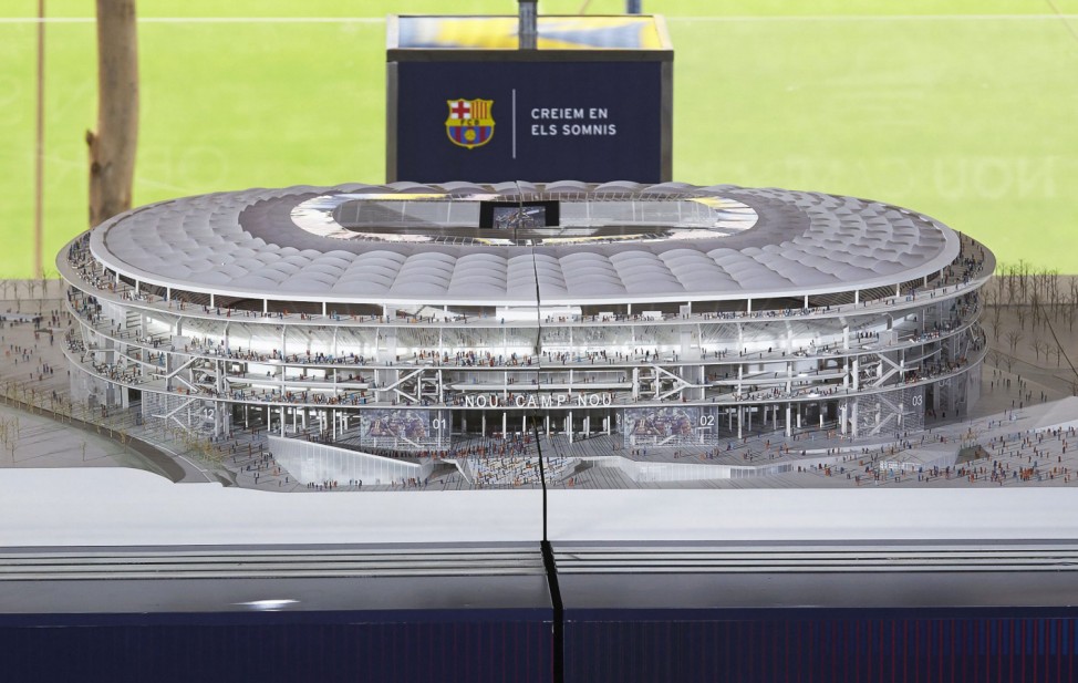 Presentation of new FC Barcelona stadium
